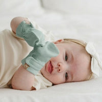 Stay-On Scratch Mittens - Sea Glass Scratch Mitts Goumikids 