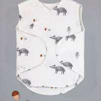NICU Vest 2 Pack, Organic Cotton, Brave Badger & Clever Fox Bodysuit / Vest Little Dreamer 