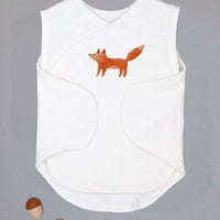 NICU Vest 2 Pack, Organic Cotton, Brave Badger & Clever Fox Bodysuit / Vest Little Dreamer 