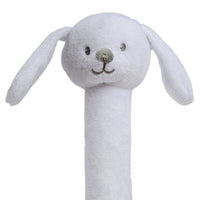 White Eco Rabbit Squeaky Toy Toy Soft Touch 