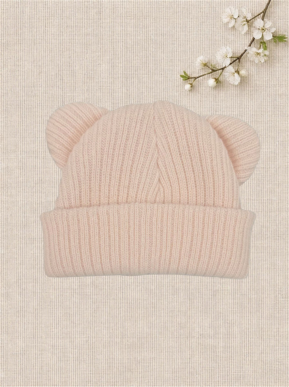Cotton Knitted Tiny Baby Bear Hat - Multiple colours