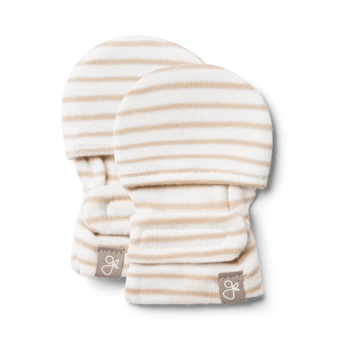 Stay-On Scratch Mittens - Dune Stripe