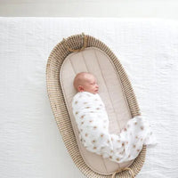 Bees - Muslin Swaddle, 100 x 100 cm Swaddle Blanket Lulujo 