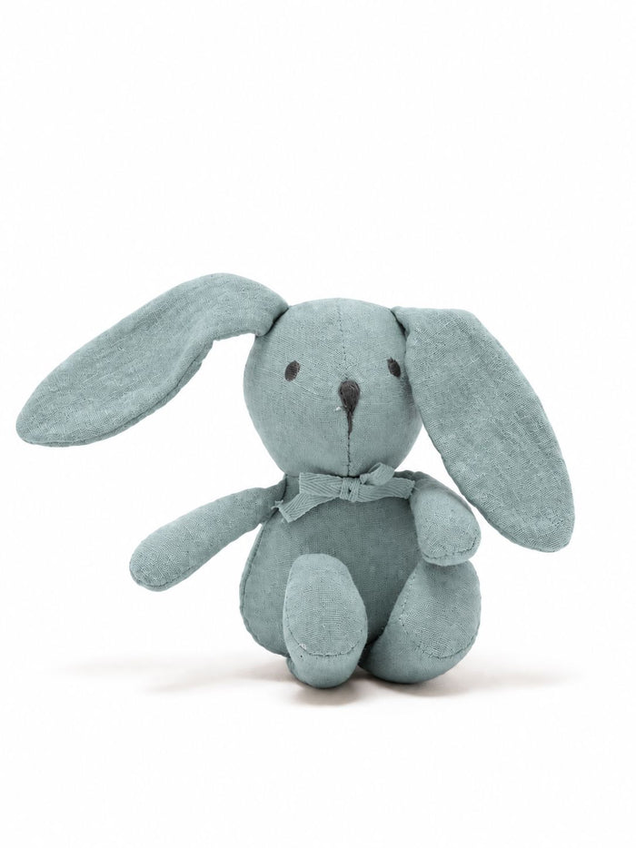 Cotton Teal Bunny Toy