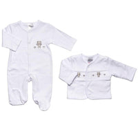 "Teddy" Smocked 2 Piece Set Outfit Just too Cute 