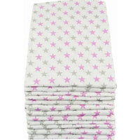 100% Pure Cotton Muslin - 70cm x 70cm - Stars (One Muslin) Muslin Muslinz 