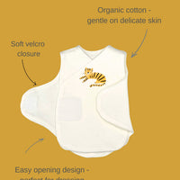 2 Pack Neonatal Vests, Organic Cotton, Safari Dreams Bodysuit / Vest Little Dreamer 