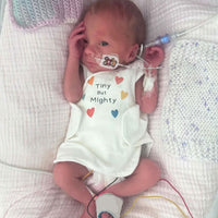 Premature Baby Incubator Vest With Velcro Closures. “Tiny But Mighty”