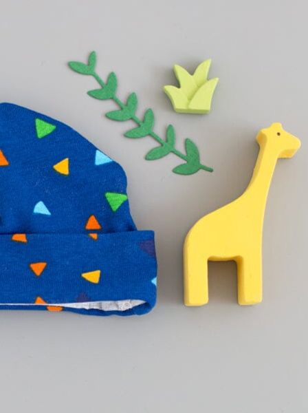 Preemie Round Hat, Triangle Drops Tiny & Small