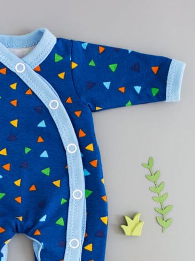Premature Baby Clothes Sleepsuit, Triangle Drops Tiny & Small