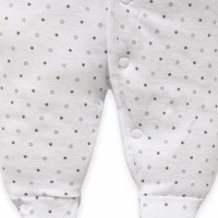 White Starry Snowsuit, Bear Ears on Hood Snowsuit / Pramsuit Dandelion 