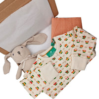 The Tuscan Flower collection Gift Box - Sleepsuit, Toy & Muslin Gift Set Little Mouse Baby Clothing & Gifts 