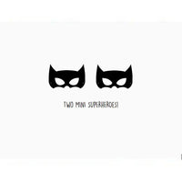 Cards & Message Cards & Gift Wrap Little Mouse Baby Clothing & Gifts Twins - Two Mini Superheroes! 