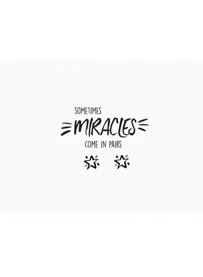 Cards & Message Cards & Gift Wrap Little Mouse Baby Clothing & Gifts Twins - Sometimes Miracles Come In Pairs 