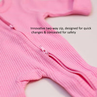 Footed Premature Baby Sleepsuit, Zips & Mitts - Candy Pink Sleepsuit / Babygrow Little Dreamer 