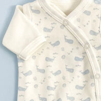Dungaree & Top Set, Ocean Blue, Premium 100% Organic Cotton Tiny & Small