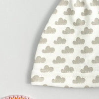 Knotted Hat, Silver Cloud, Premium 100% Organic Cotton Tiny & Small