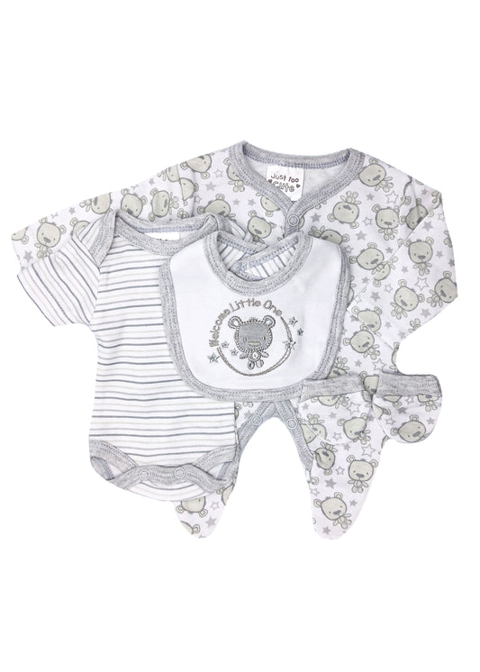 Welcome Little One 4 piece set Outfit Just too Cute 