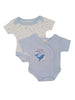 Whale and Stars 2 pack Vests - Blue - Set - Tiny Baby