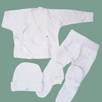 Super Cute 4 Piece Bunny Set - White Outfit Little Lumps 