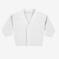 White Premature Baby Cardigan Dandelion