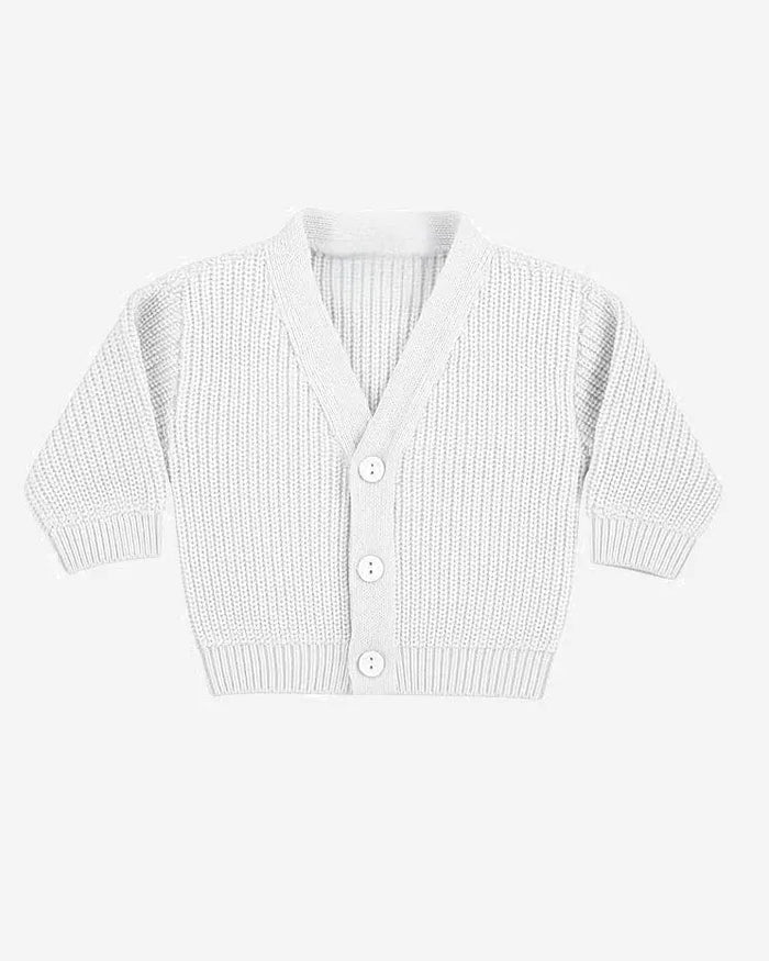 White Premature Baby Cardigan