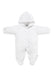 White Starry Snowsuit, Bear Ears on Hood Snowsuit / Pramsuit Dandelion 
