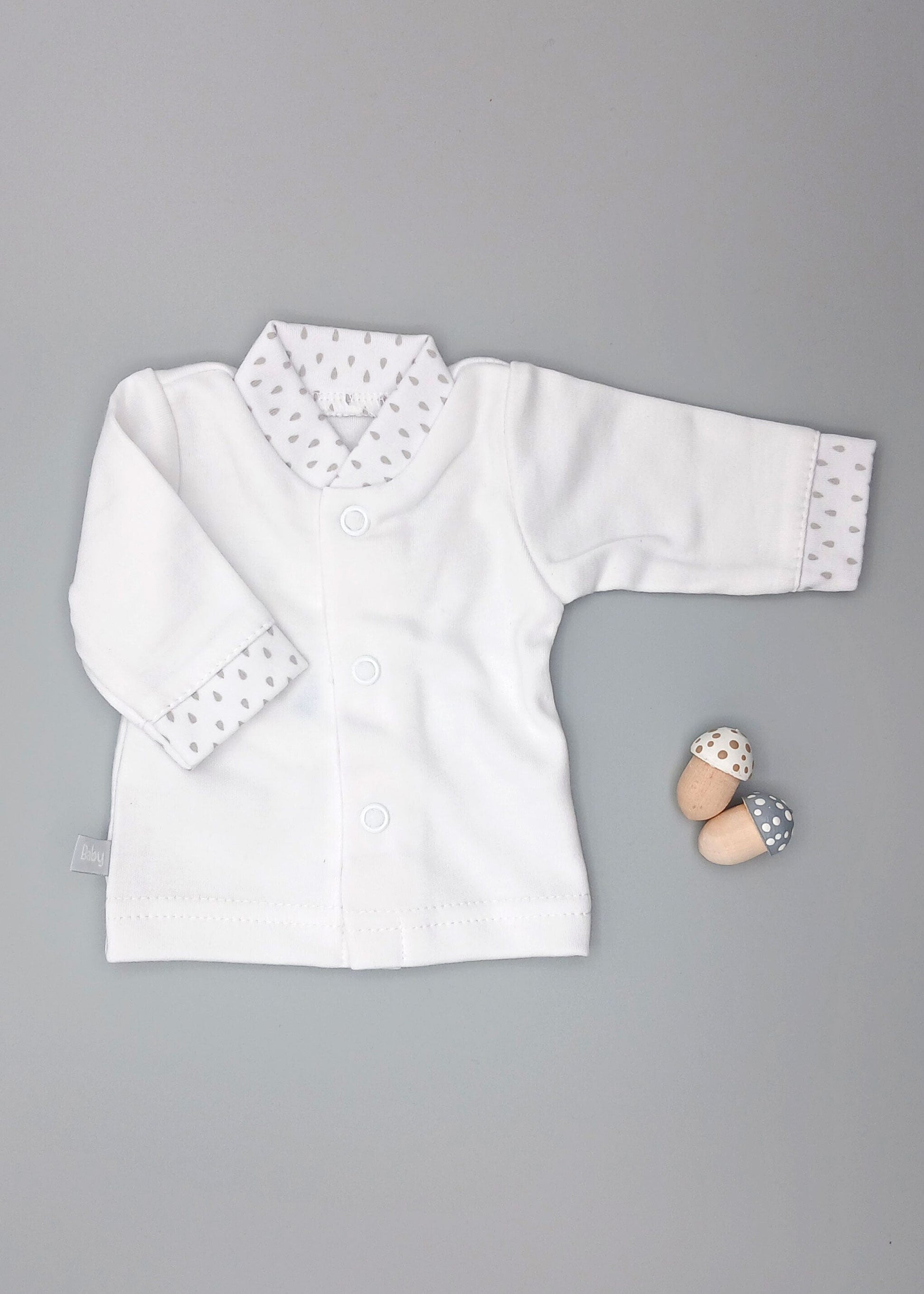 Early Baby Long Sleeved Top, White Top / T-shirt EEVI 
