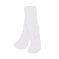White with Pink Dots Tiny Baby Tights Tights Tiny Chick 