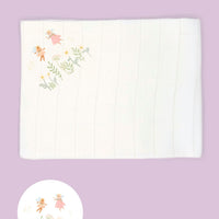 'Fairy Garden' 100% Pure Cotton Muslin - 70cm x 70cm - One Muslin Muslin Little Mouse Baby Clothing & Gifts White 