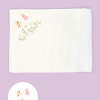 'Fairy Garden' 100% Pure Cotton Muslin - 70cm x 70cm - One Muslin