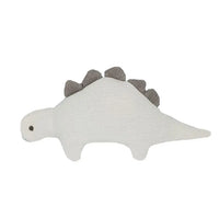 Crochet Stegosaurus Rattle, White Toy Best Years 