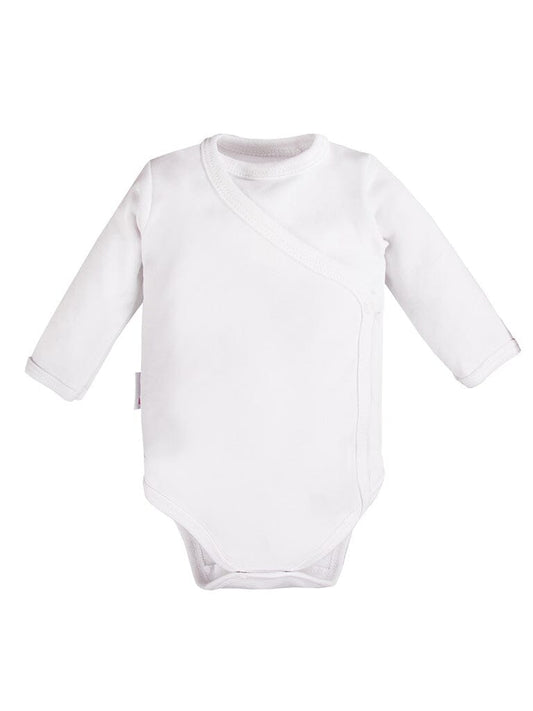 Early Baby Bodysuit, Envelope Design - White Bodysuit / Vest EEVI 