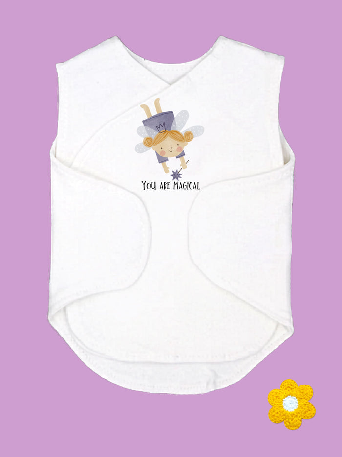 Blonde Hair 'You Are Magical' Incubator Vest With Velcro Closures
