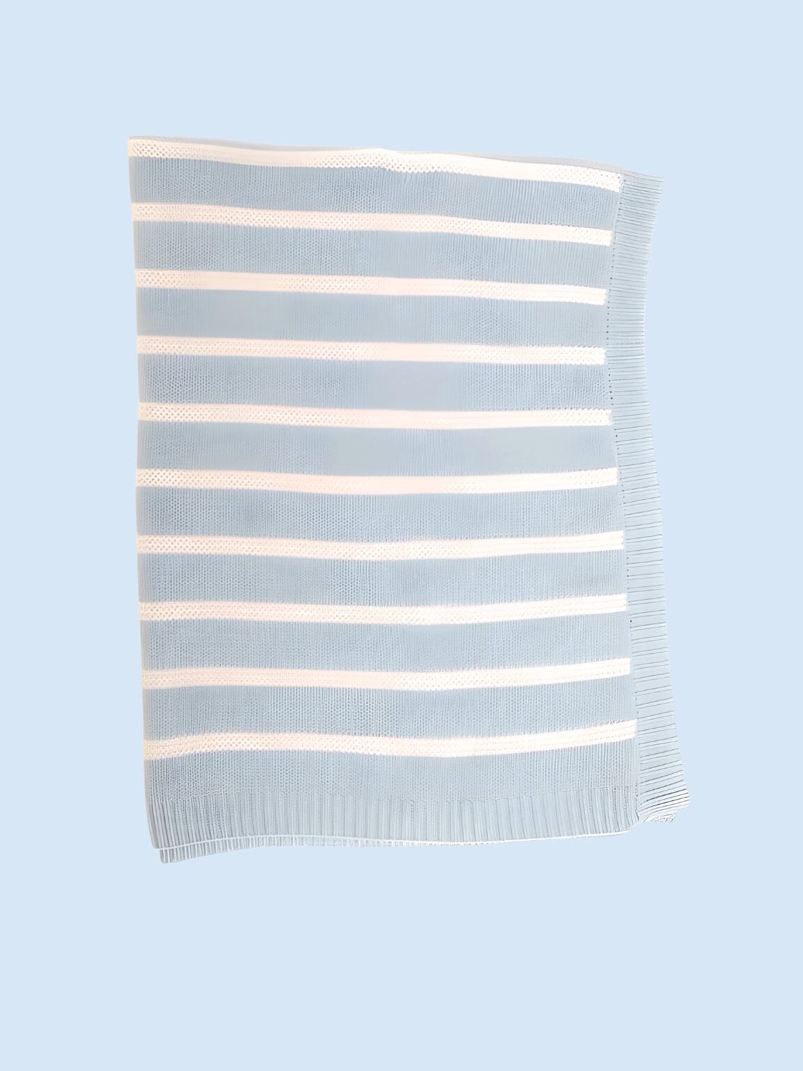 Ziggle Baby - Blue and White Stripes Blanket Blanket Ziggle Baby 