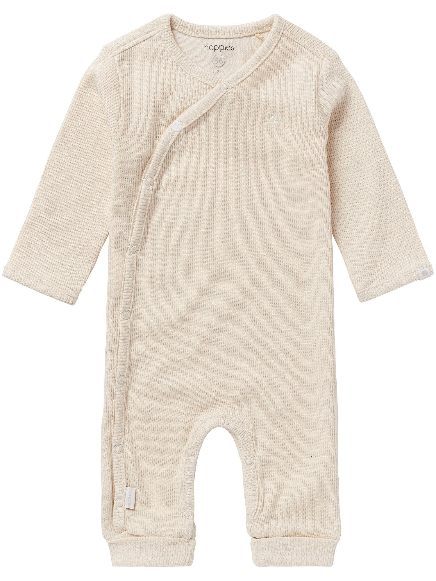 Tiny Baby Sleepsuit - Premium, Oatmeal - Sleepsuit / Babygrow - Noppies