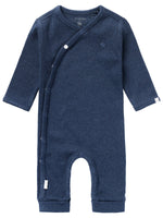 Tiny Baby Sleepsuit, Luxury Ribbed, Navy (4-7lb)