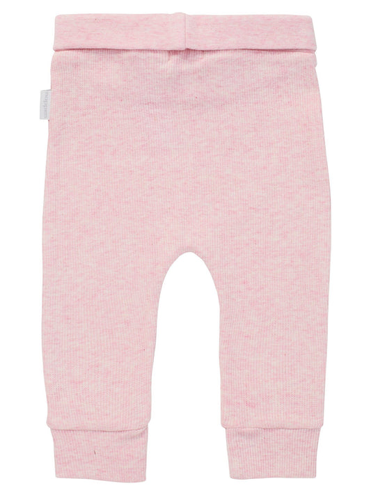 Luxury Organic Ribbed Trousers - Pink Trousers / Leggings Noppies 