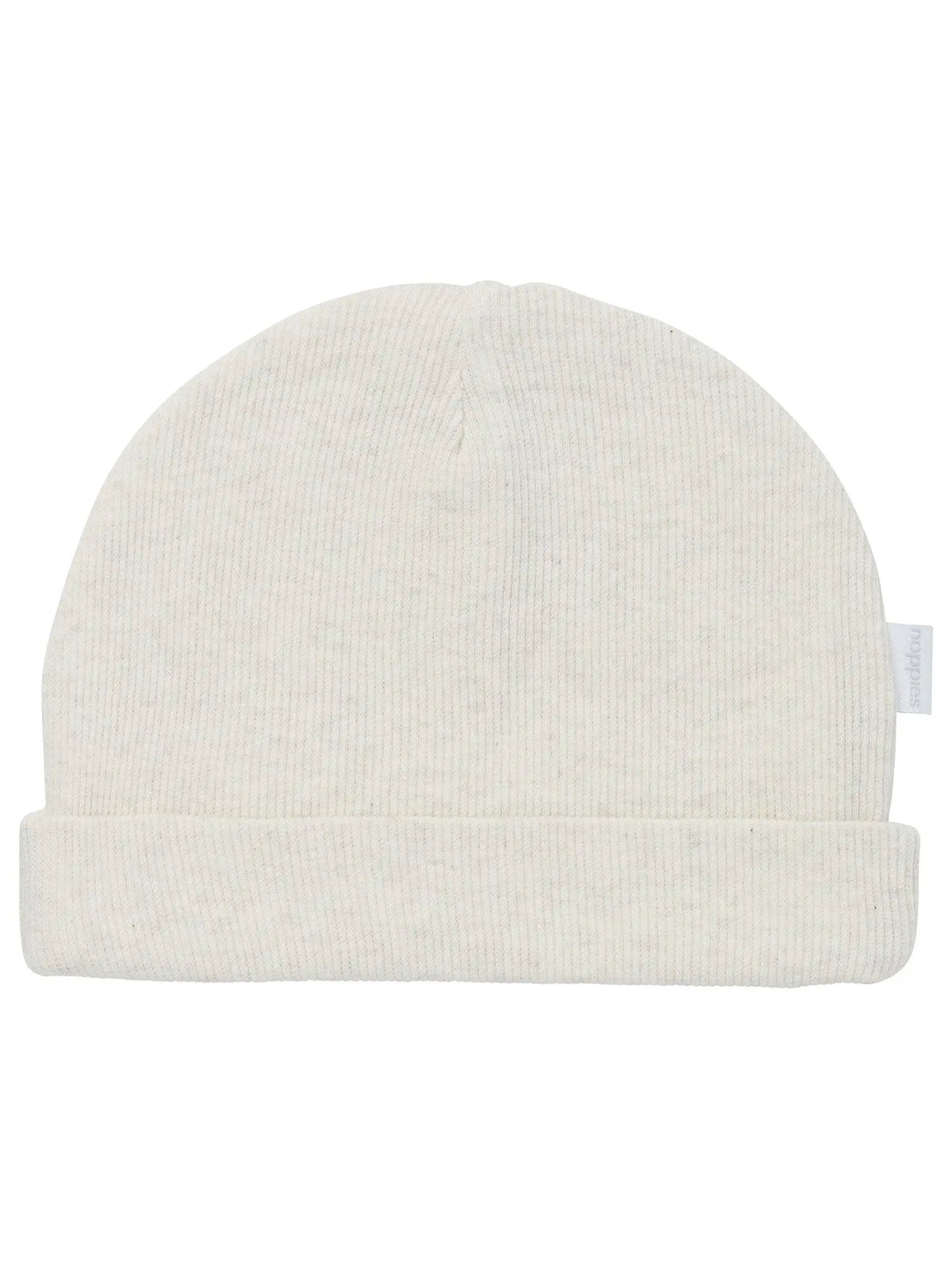 Luxury Organic Ribbed Hat - Oatmeal (Tiny Baby, 4-7lb) Hat Noppies 