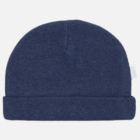 Luxury Organic Ribbed Hat - Navy (Tiny Baby, 4-7lb) Hat Noppies 
