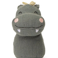 Grey Hippo Rattle By Picca Loulou Rattle Picca Loulou 