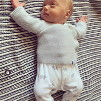 Knitted Grey Cardigan Cardigan / Jacket La Manufacture de Layette 