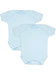 2 Pack - 100% Cotton Blue Short Sleeved Bodysuits Set/Multipack Little Mouse Baby Clothing & Gifts 