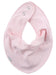 Double Layered Cotton Scarf Bib - Baby Pink Dribble Bib Fixoni 