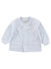 Organic Cotton Velour Speckled Cardigan - Blue - Cardigan / Jacket - Fixoni
