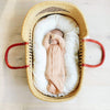 Bamboo & Organic Cotton Sleeping Sack/Gown - Poppy Pink - Sleeping Bag - Goumikids