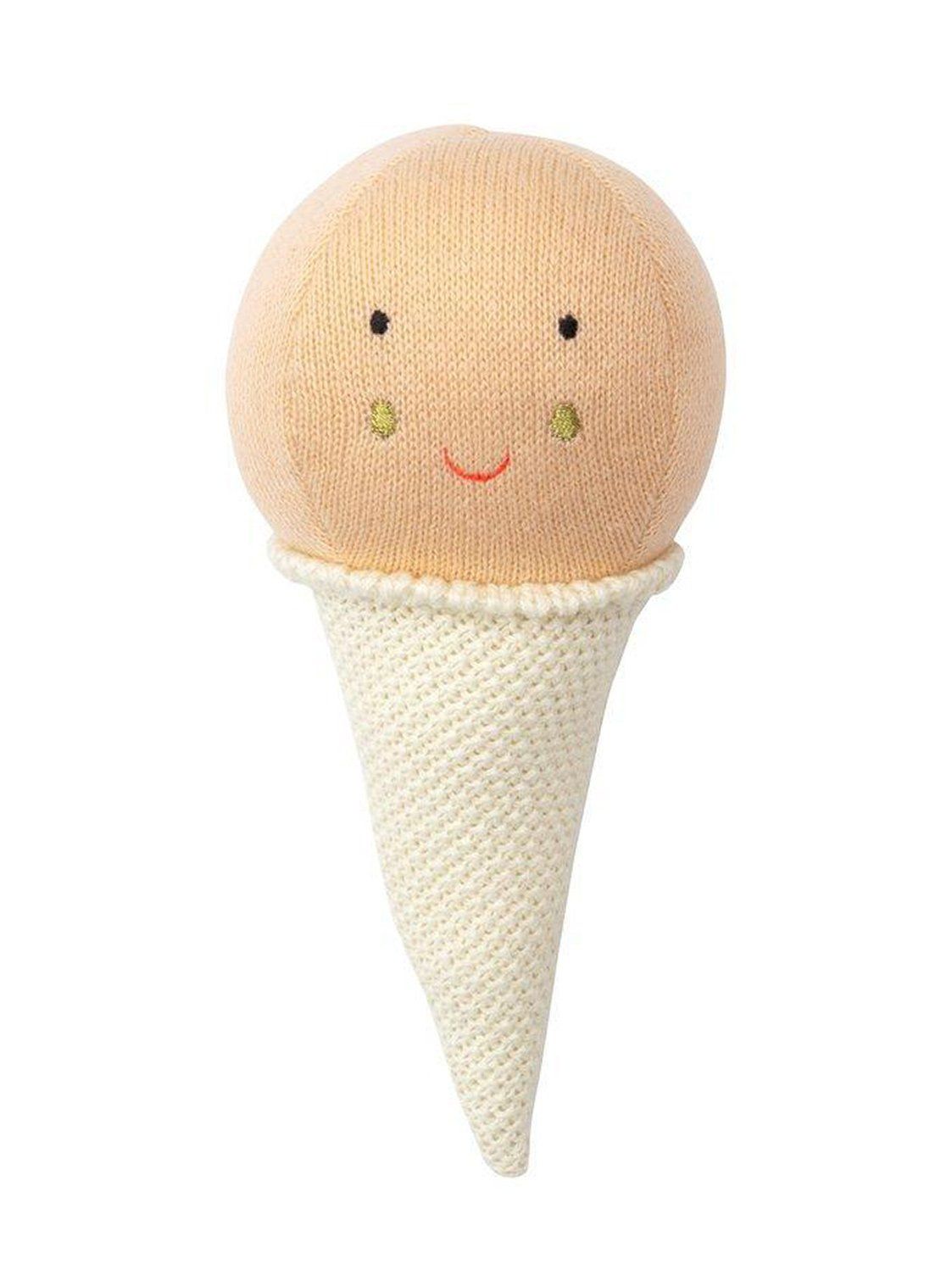 Strawberry Ice Cream Cone Rattle, Meri Meri - Rattle - Meri Meri