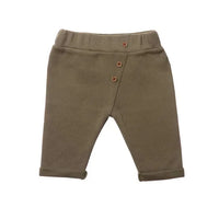 5-Piece Rib Knit Set With Olive Trousers Outift Liliput 
