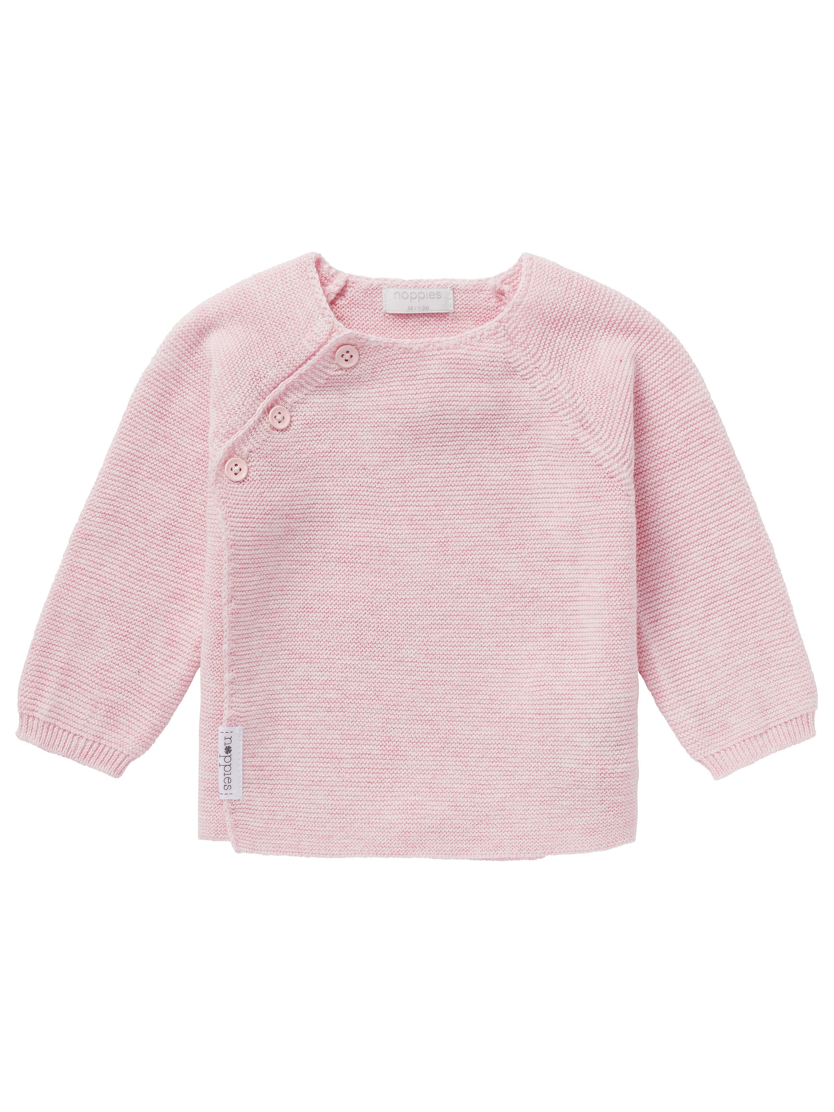 Organic Cotton Knitted Cardigan - Pink - Cardigan / Jacket - Noppies