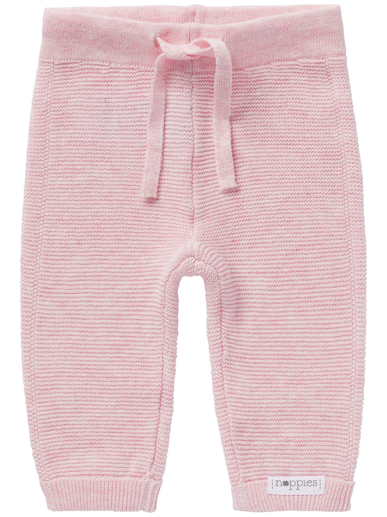 Pink Knitted Trousers - Organic Cotton - Trousers / Leggings - Noppies